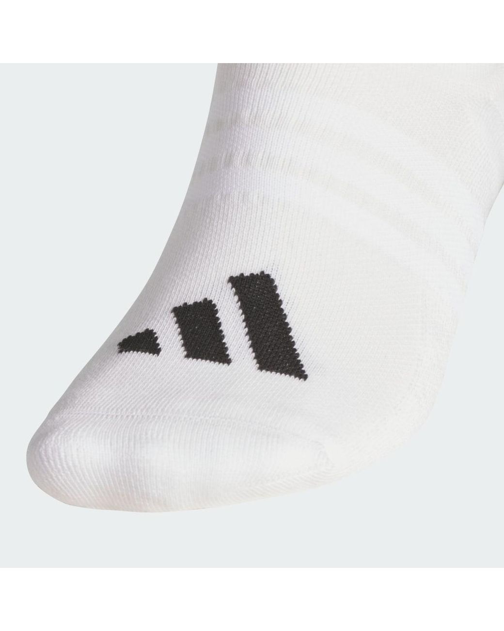 Adidas Black Performance 3 Pack No Show Socks