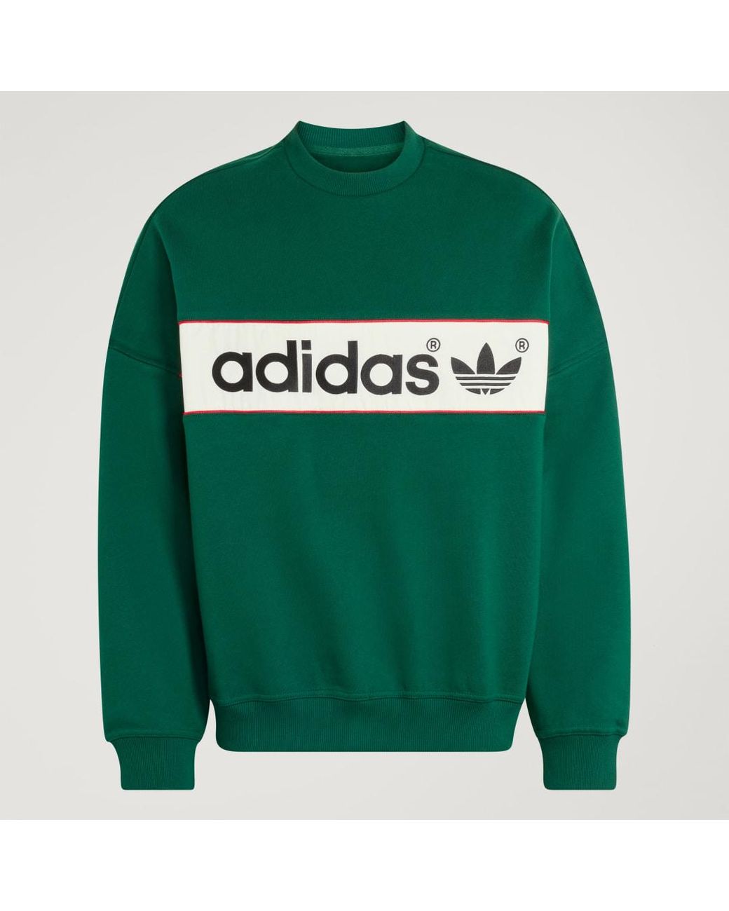 Adidas Green Adisignature Ny Crewneck Sweatshirt