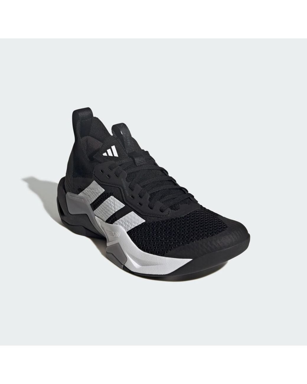 Adidas Black Rapidmove Adv 2 Training Shoes for men