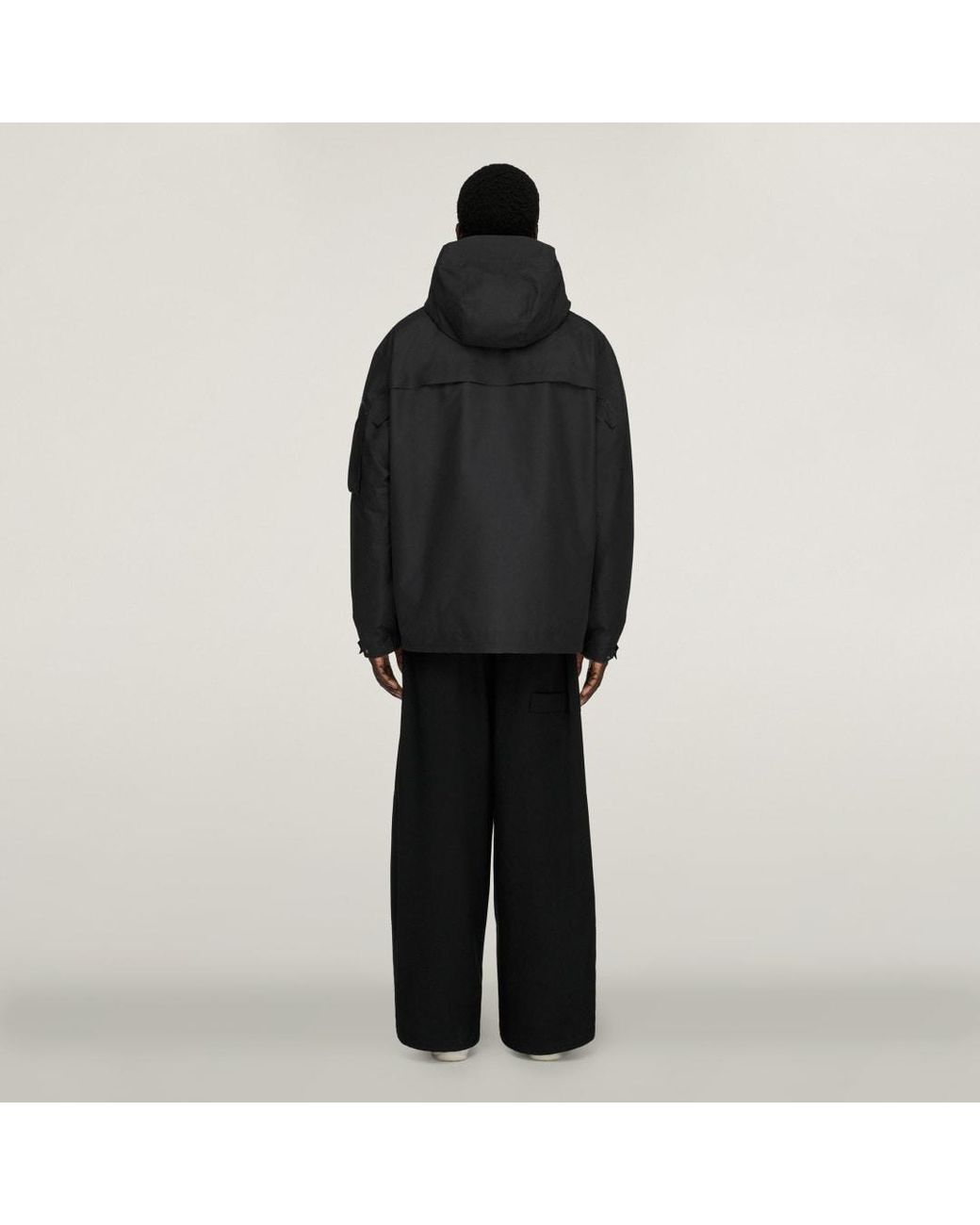 Adidas Black Y-3 Gtx Padded Hooded Jacket