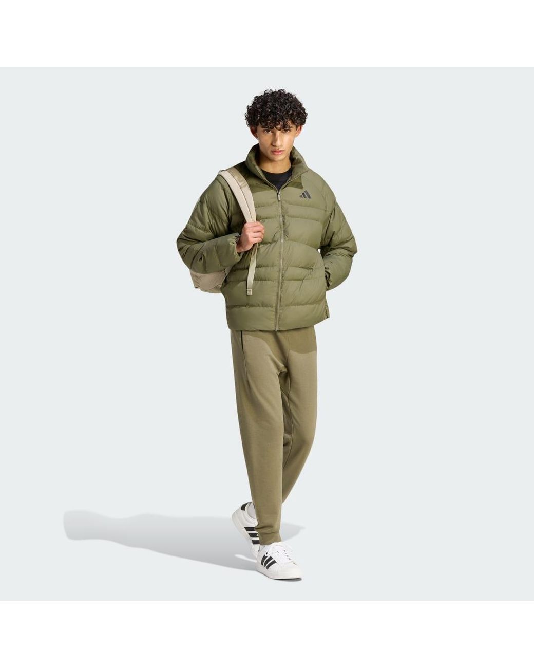 Chaqueta Essentials Packable Insulated Adidas de hombre de color Green