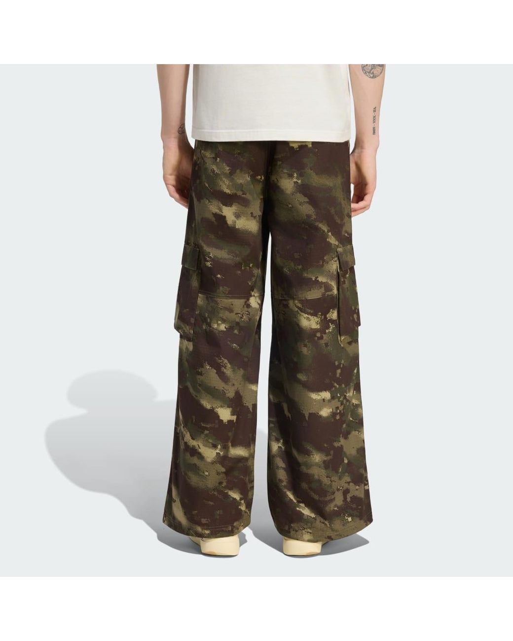 Adidas Green Camo Pants for men