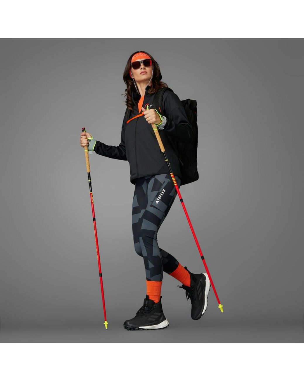 Adidas Black Terrex Xperior Climawarm+ Wind Light Fleece Hooded Jacket