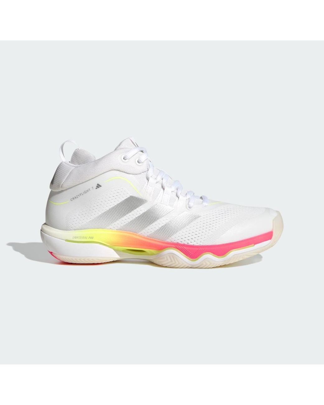Adidas White Crazyflight 7 Shoes