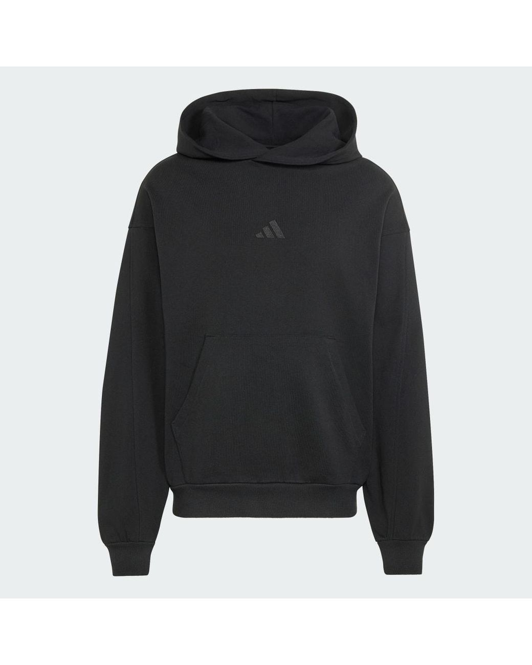 Adidas Black Kit Small Logo Hoodie for men