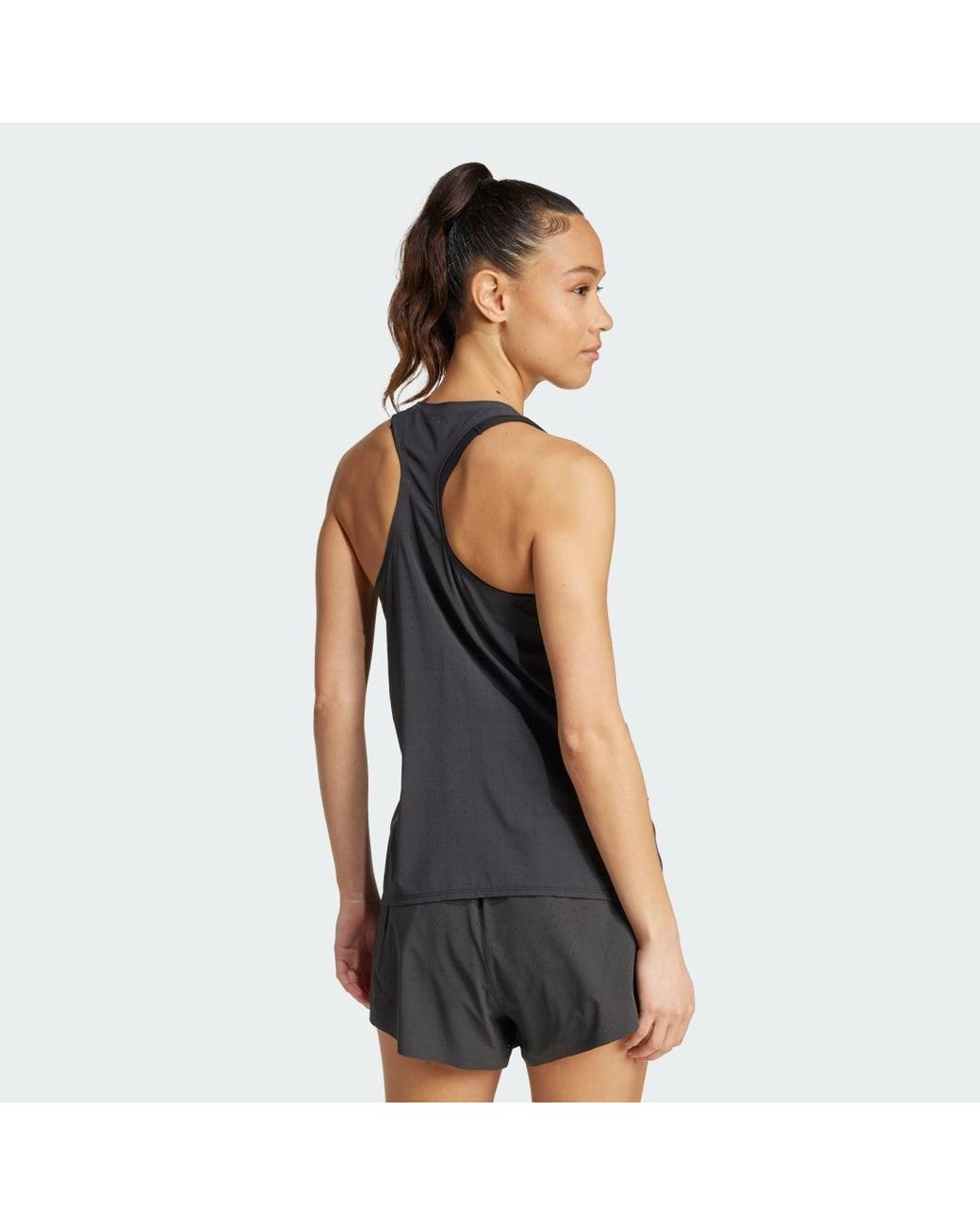 Adidas Black Adizero Road To Records Singlet