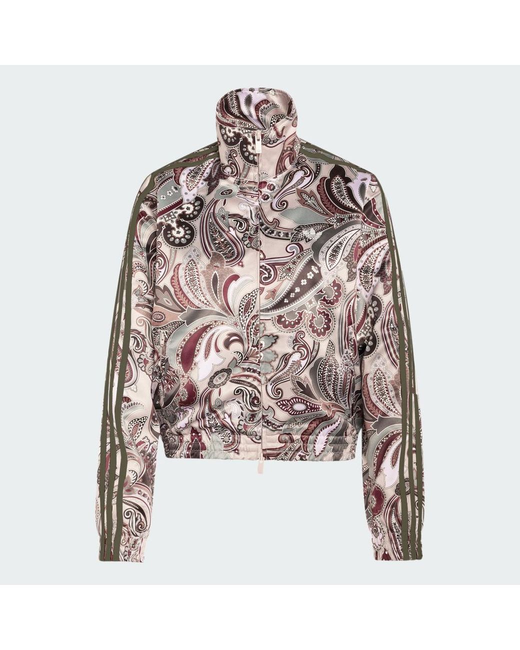 Adidas Brown Liberty London Firebird Satin Track Top
