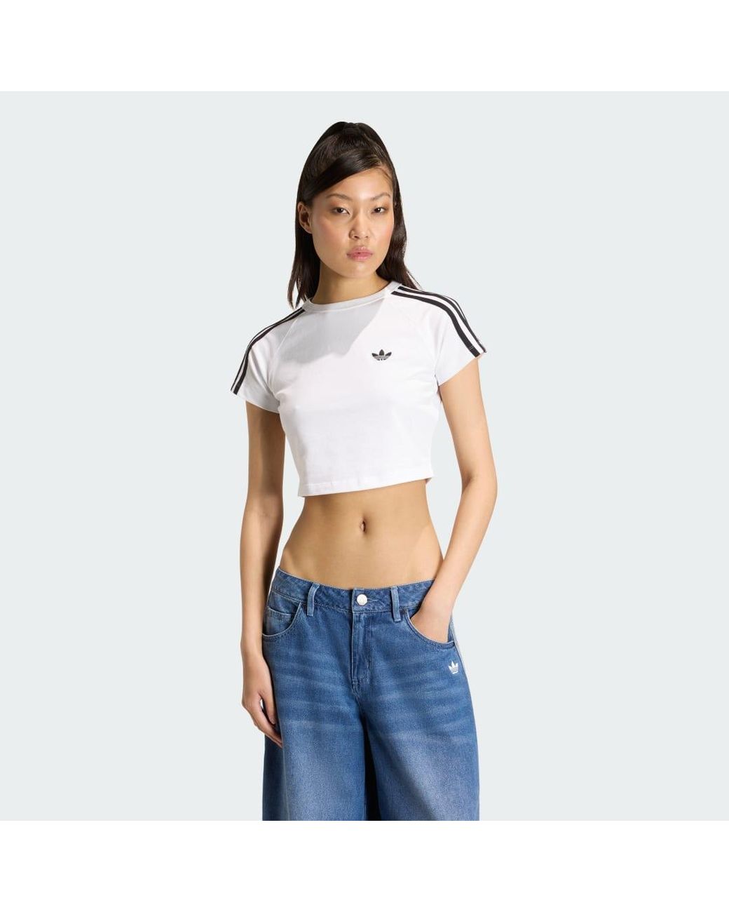 Adidas Originals Blue T-Shirt Adidas Sst Baby T-Shirt