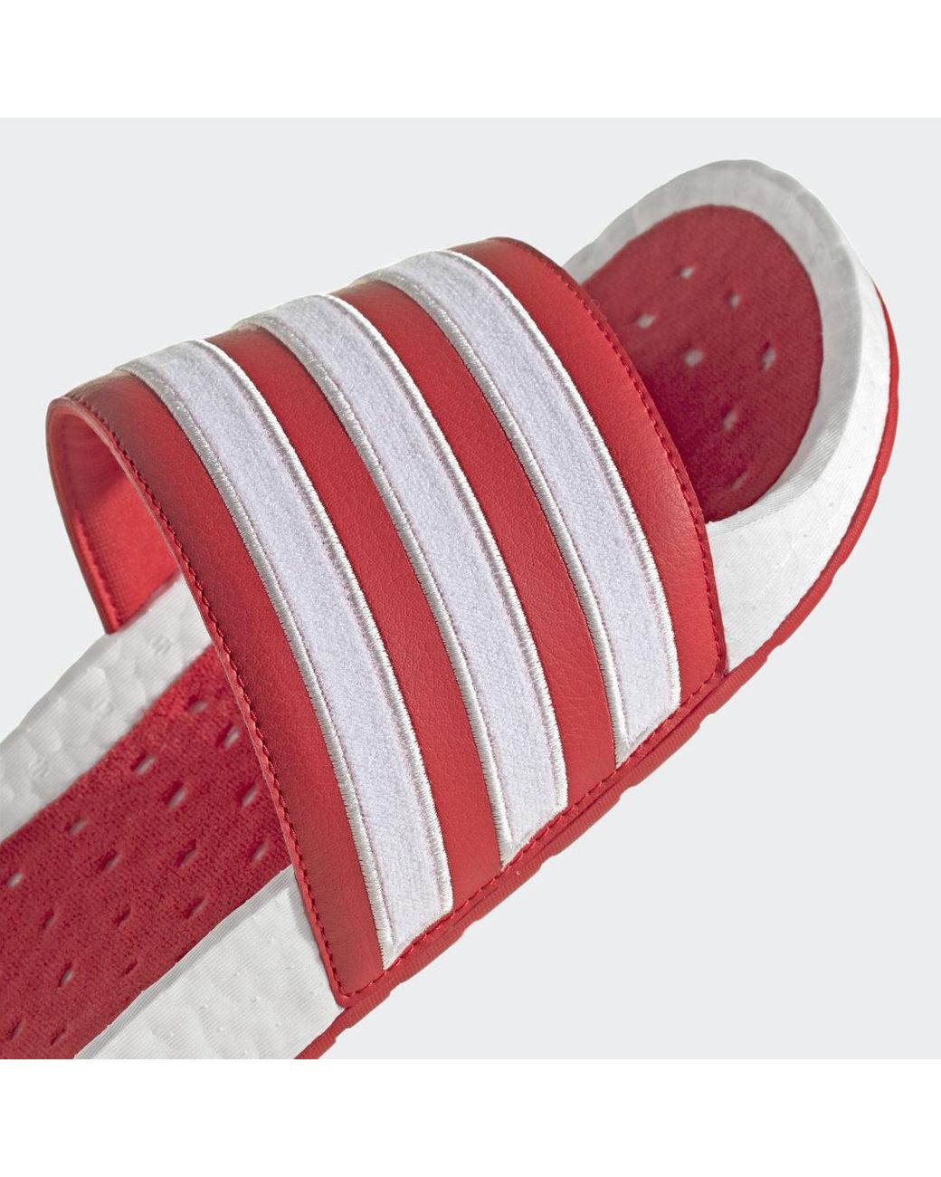 adidas Adilette Boost Badslippers in het Wit voor heren | Lyst NL