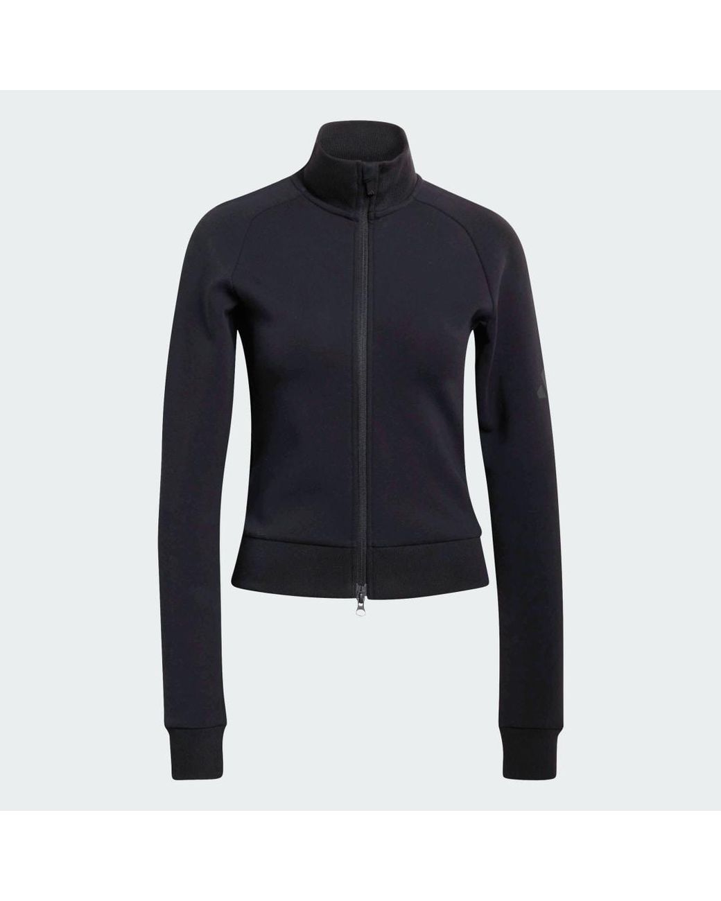 Adidas Blue Soft Lux Slim Track Top