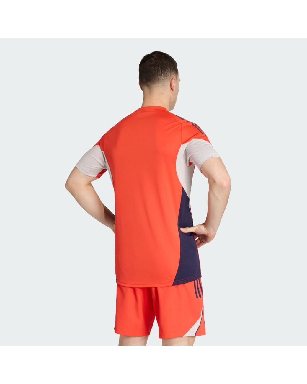 Adidas Red Football Fc Bayern Tiro 25 Competition Training Jersey Jz6318 for men