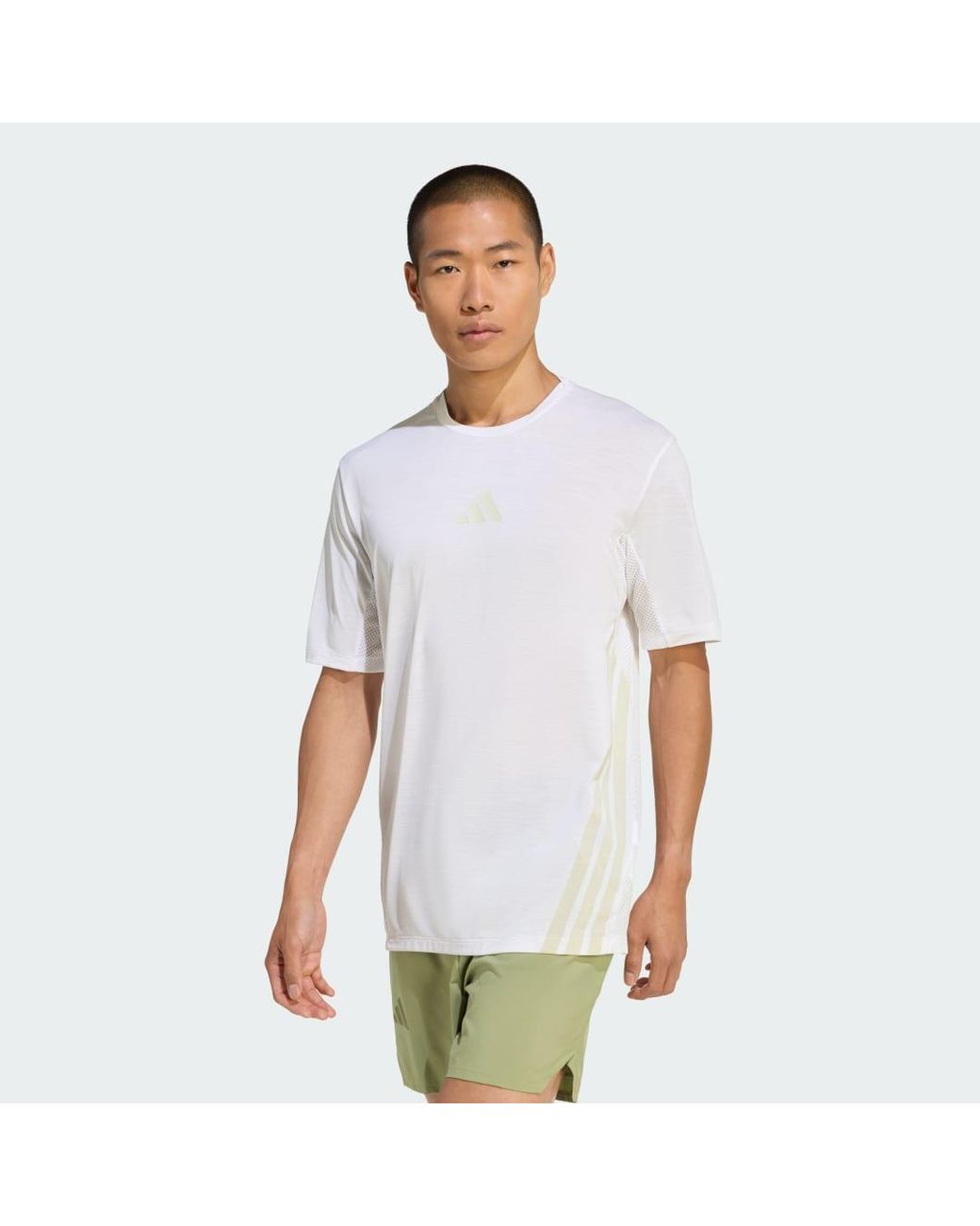 Adidas White Running Terrex Xperior Climacool+ T-Shirt Kd4848 for men