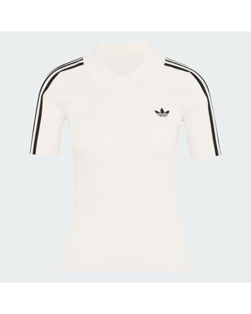 Adidas White Tech Rib Cali Tee
