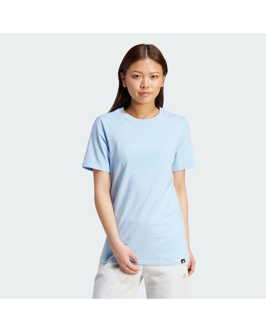 Adidas Blue Codes Doodle Camp Graphic T-Shirt