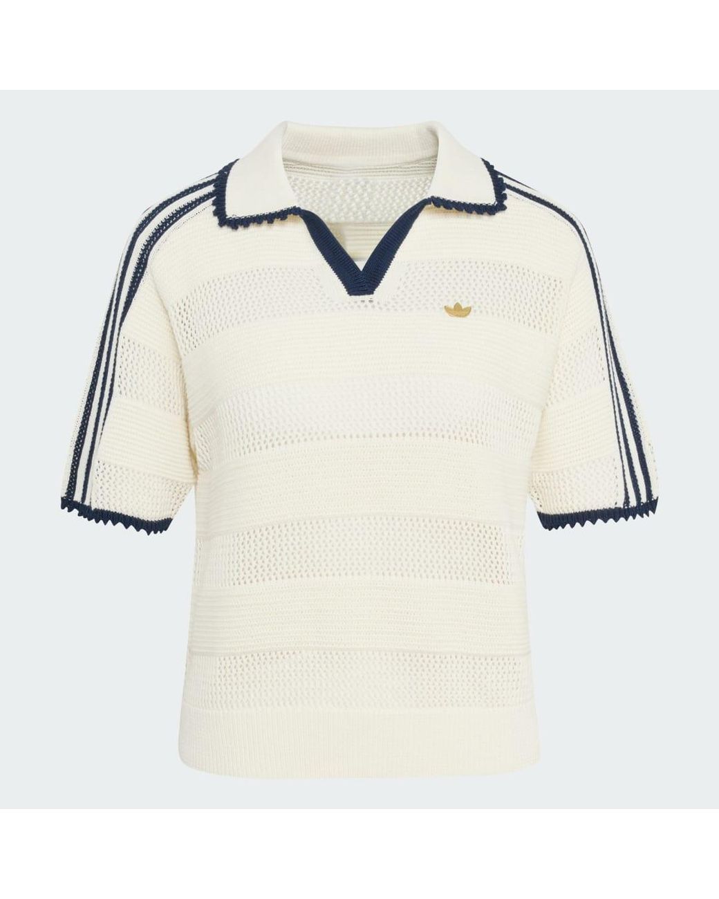 Adidas White Resort S Polo W