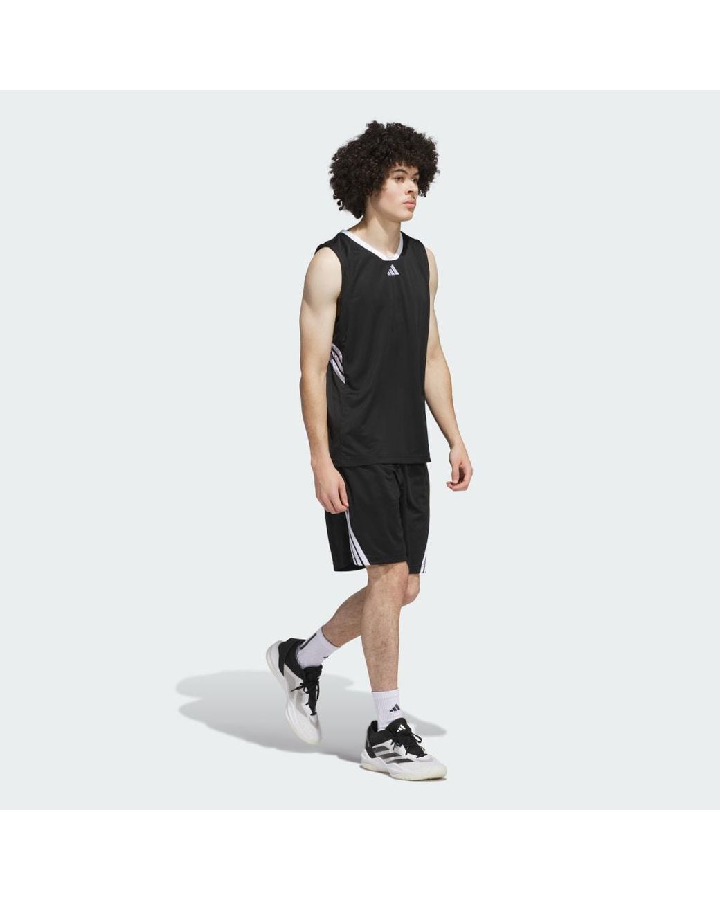 Adidas Black Basketball Legends Tank Top for men