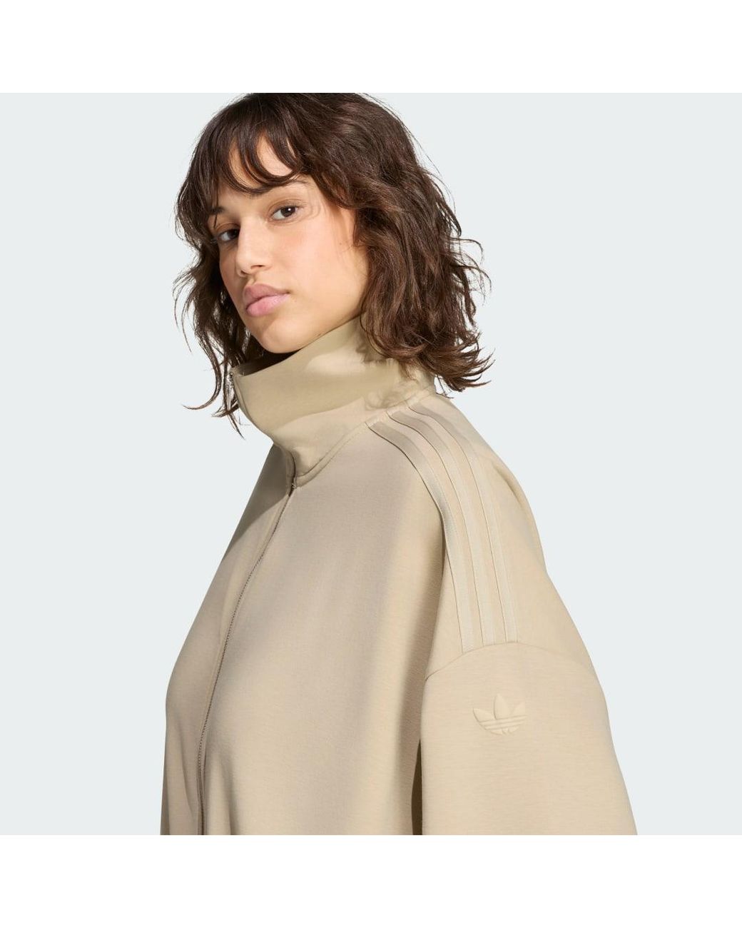 Adidas Natural Full Zip Sweatshirt
