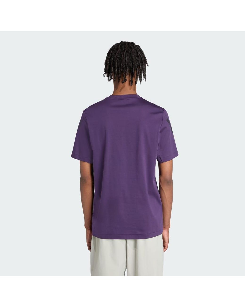 Adidas Purple Z.N.E. Tee for men