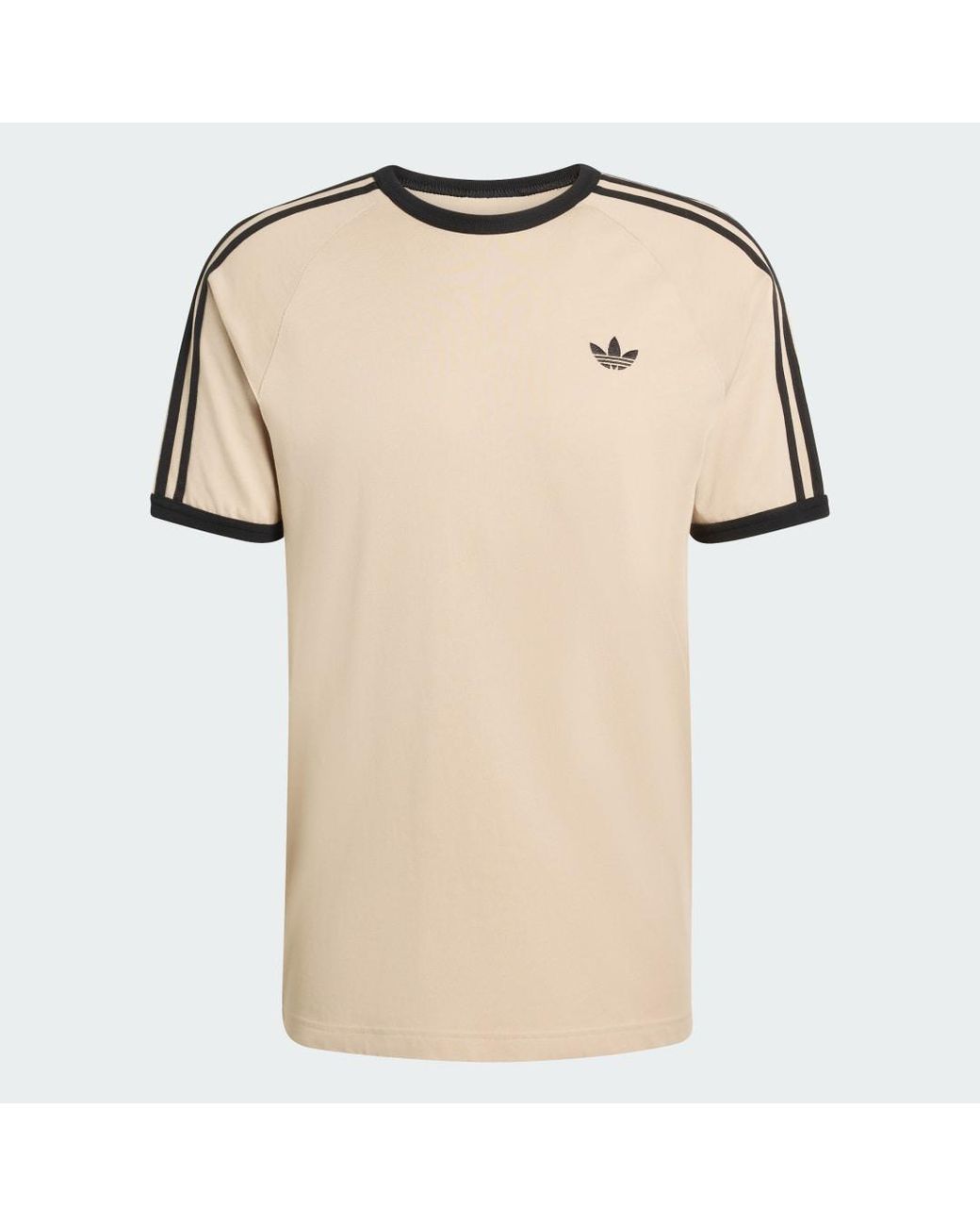 Adidas 3-Streifen T-Shirt in Natural für Herren