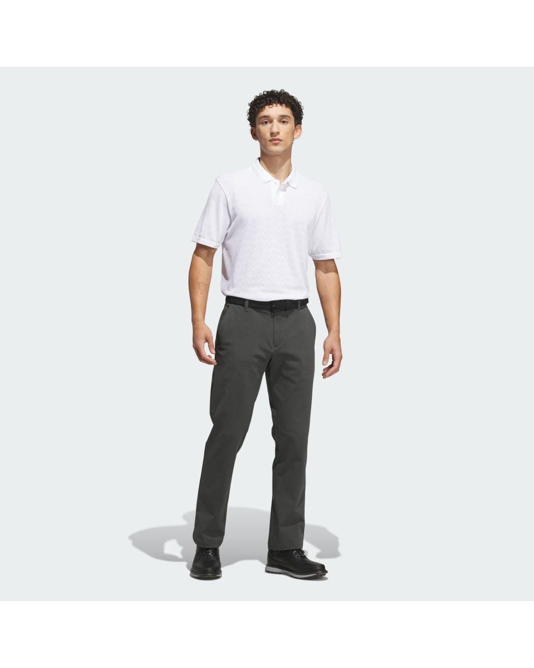 Adidas Gray Ultimate365+ Twistknit Climawarm Regular Straight Fit Pant for men