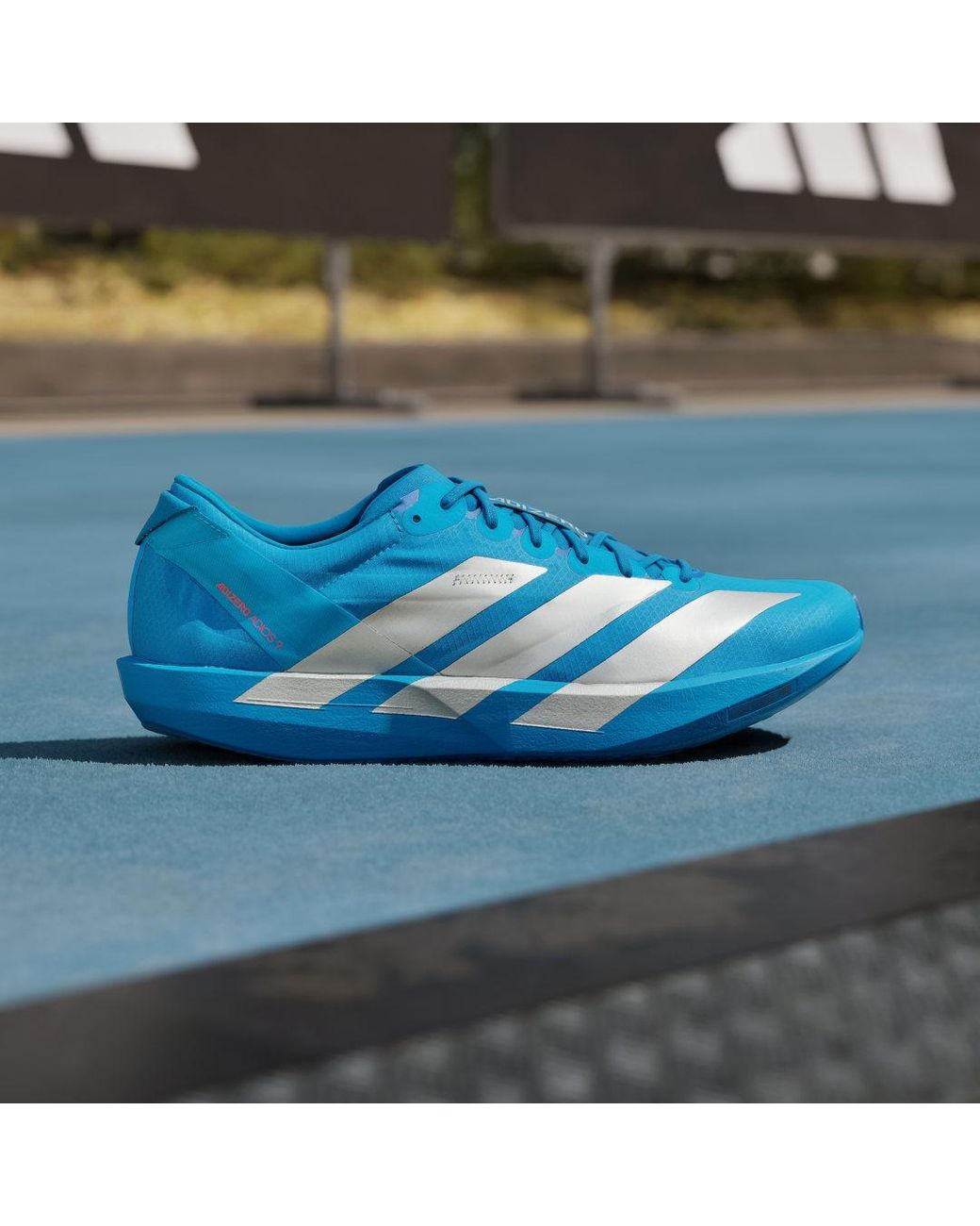 Adidas Blue Adizero Adios 9 Running Shoes for men