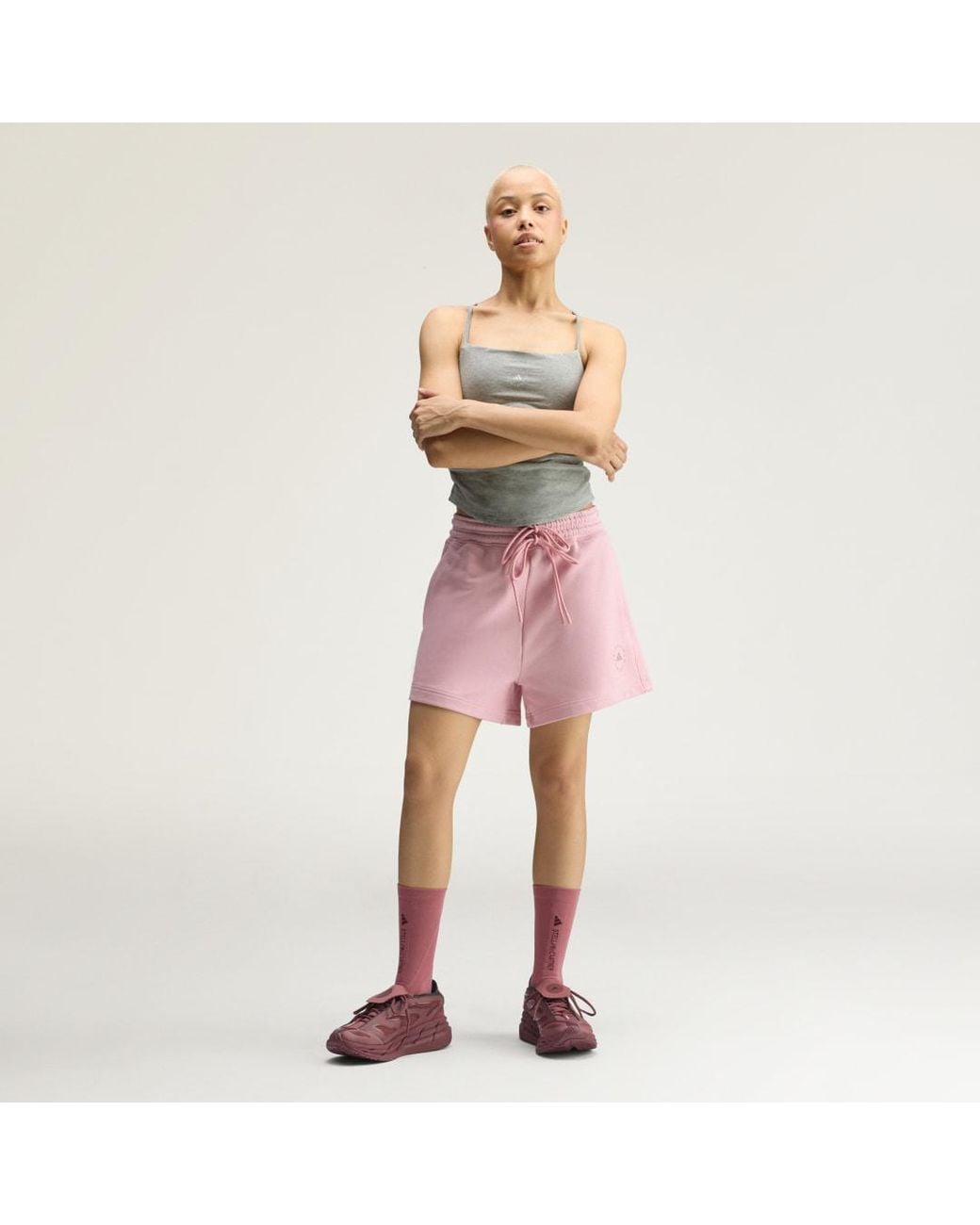 Adidas Pink By Stella Mccartney Truecasuals Terry Short