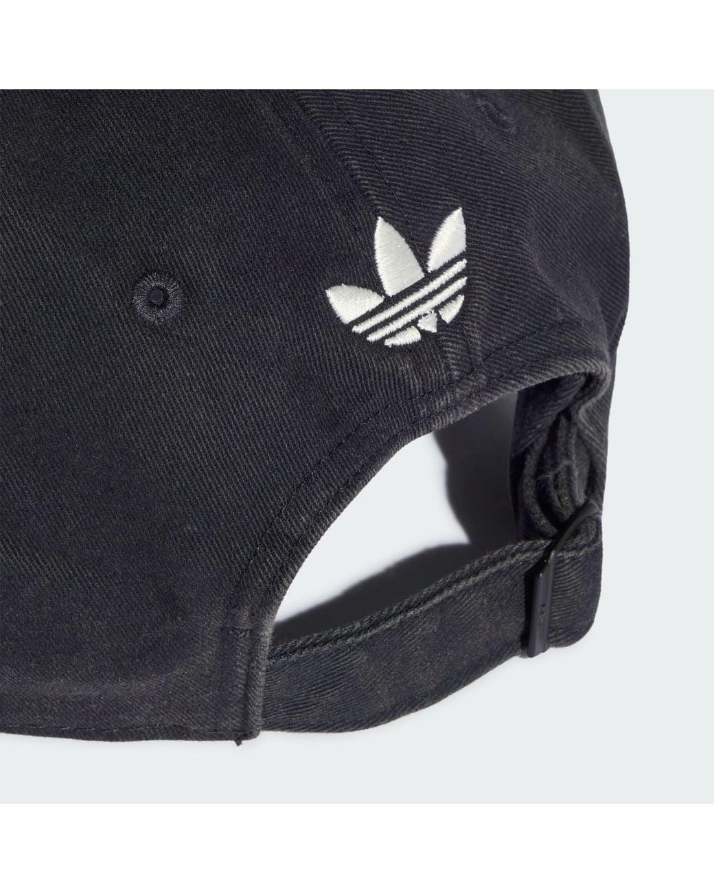 Adidas Blue Washed Twill Dad Baseball Cap