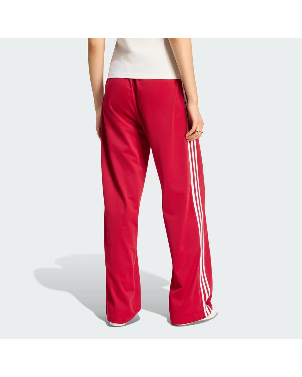 Adidas Red Pants Adidas Firebird Loose Track Tracksuit Bottoms Team Victory