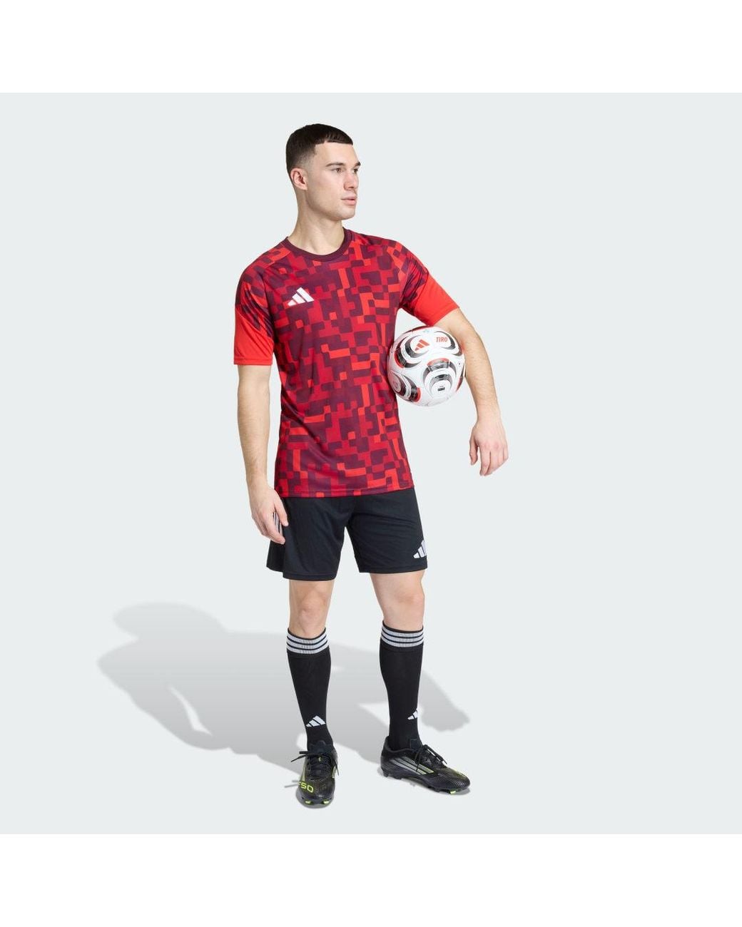 Adidas Red 26 Pre Match Jersey for men