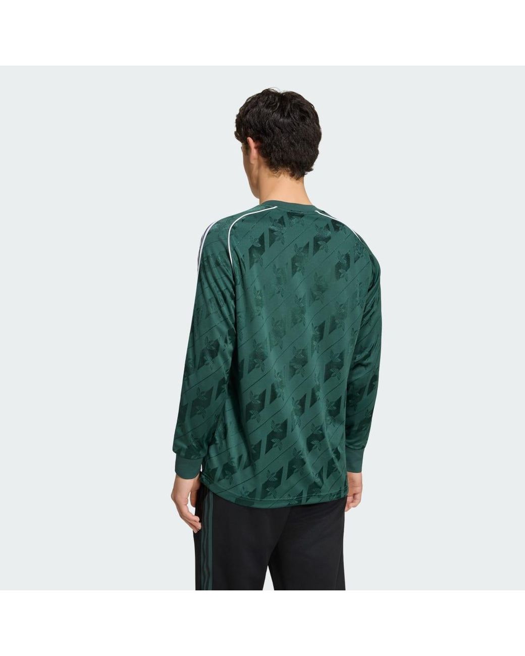 Adidas Green Celtic Fc Originals Longsleeve Jersey for men