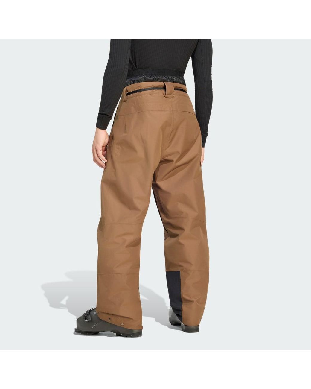 Adidas Brown Terrex Xploric 2 Layer Climaproof Insulated Tracksuit Bottoms for men