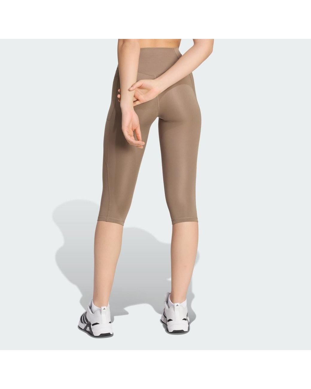 Adidas Natural Optime Essentials Capri Leggings