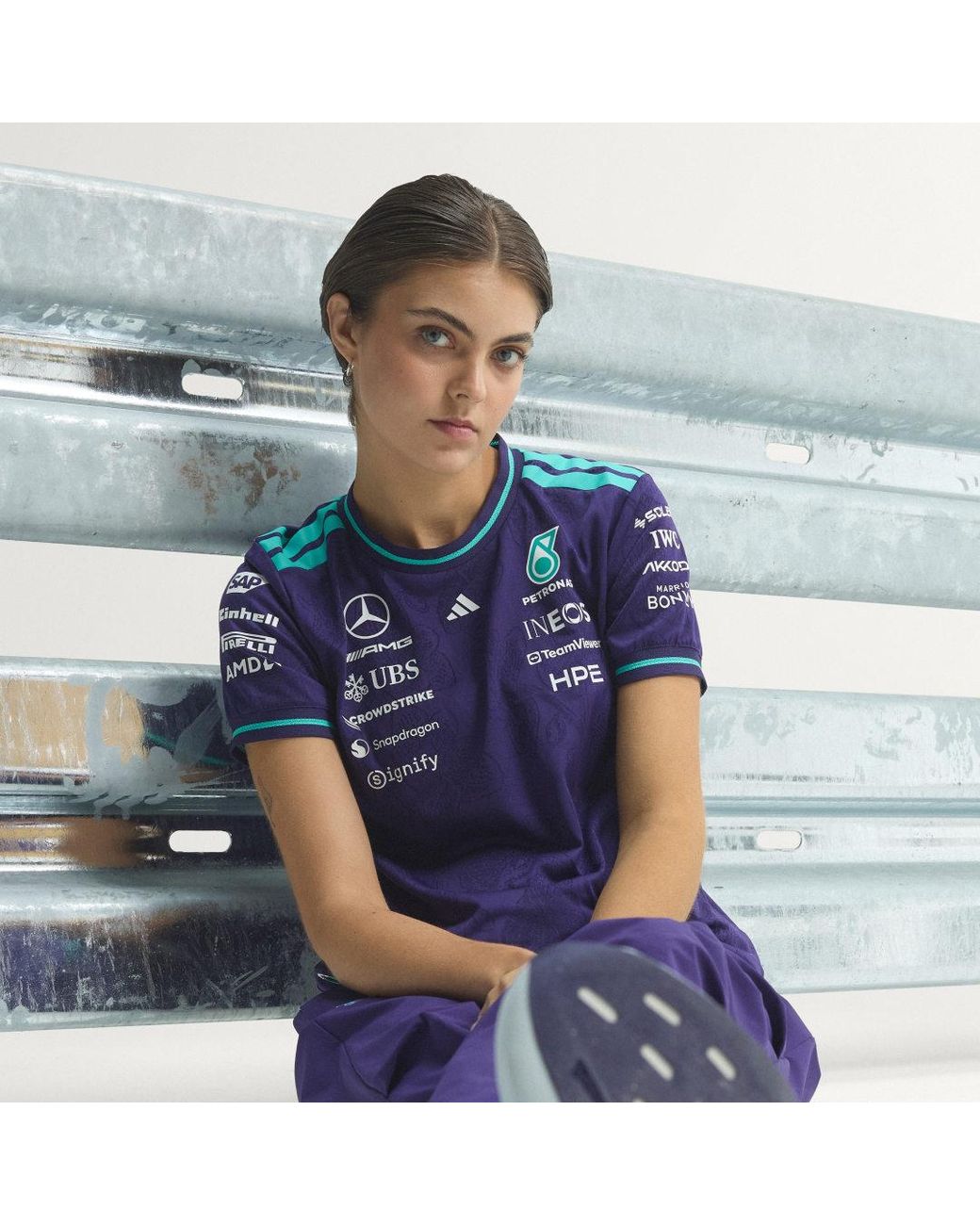 Adidas Blue Mercedes