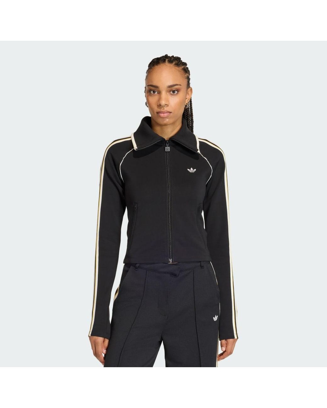 Adidas Black Firebird Track Tops