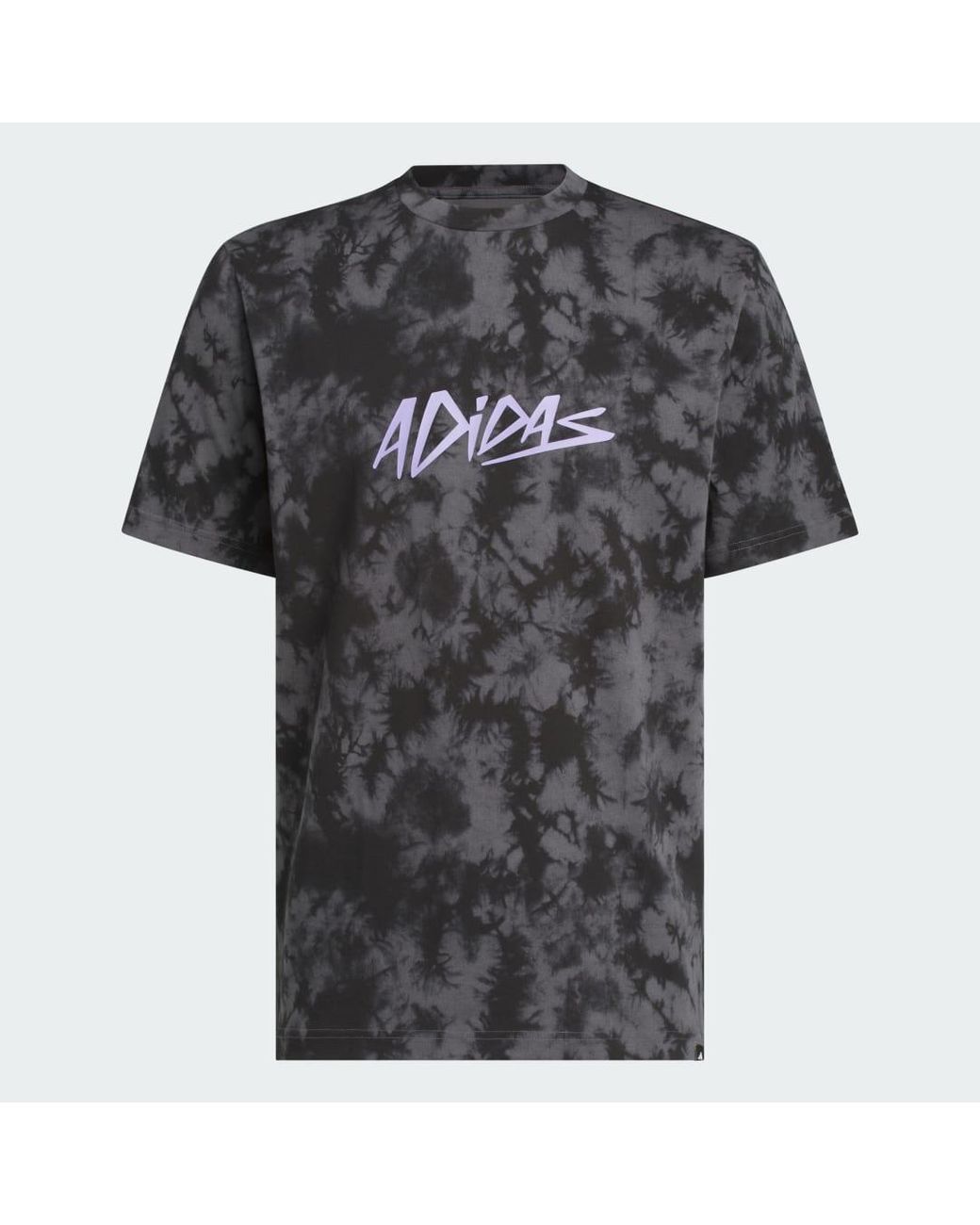 Adidas Black Lux Color Graphic T-Shirt for men