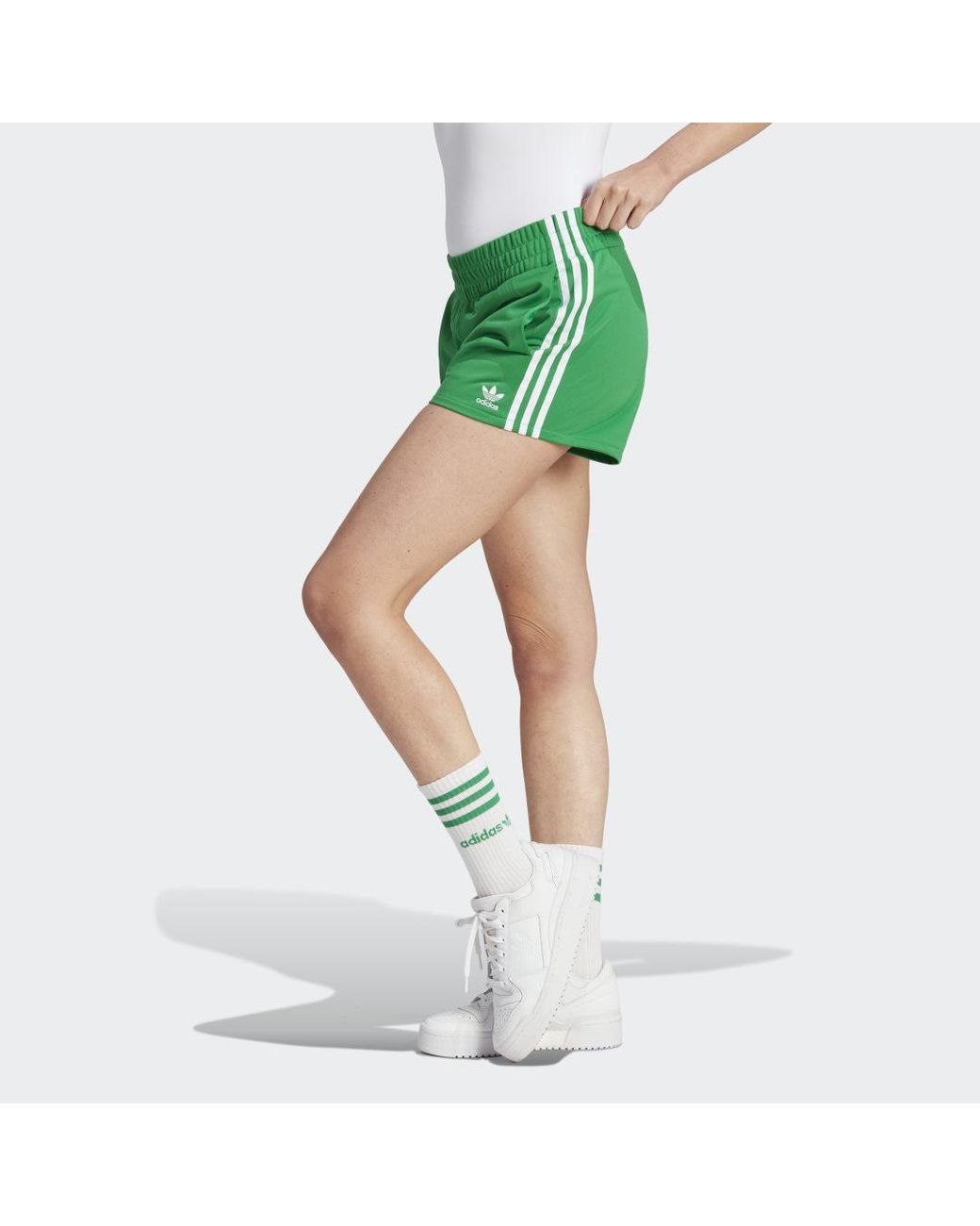 in | 3-Streifen Adicolor Shorts DE Lyst Grün adidas