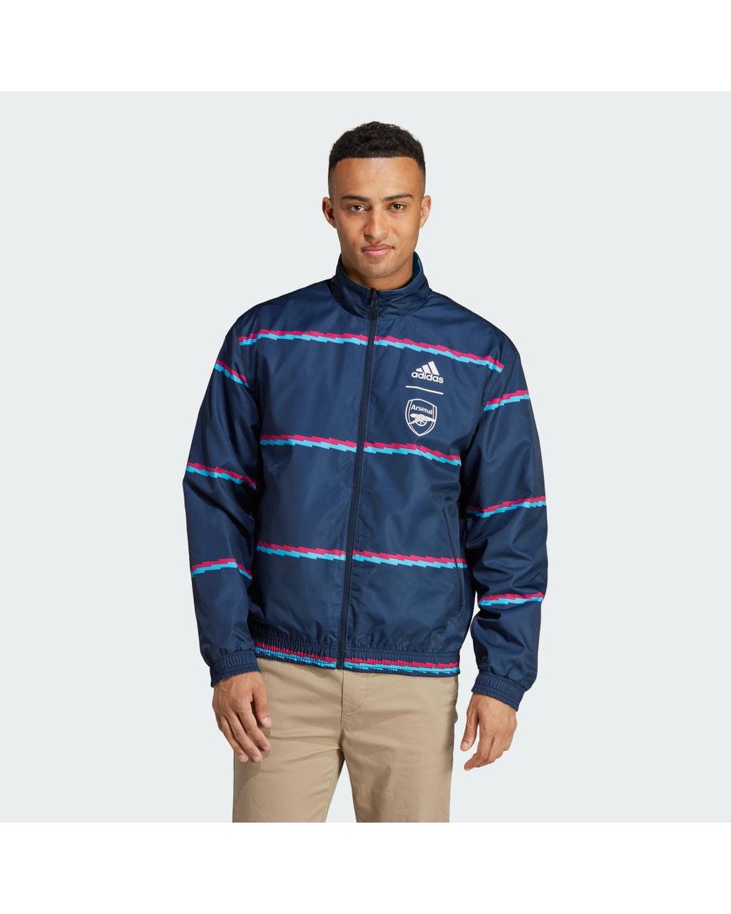 adidas Arsenal Anthem Jacket in Blue for Men Lyst UK
