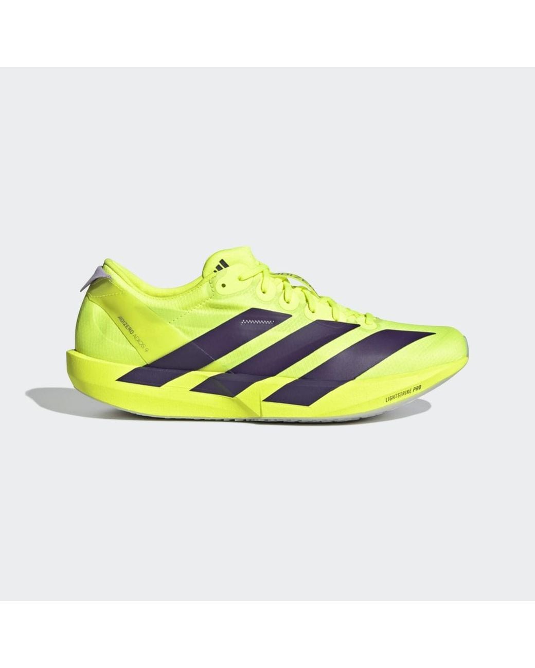 Adidas Yellow Adizero Adios 9 Running Shoes for men