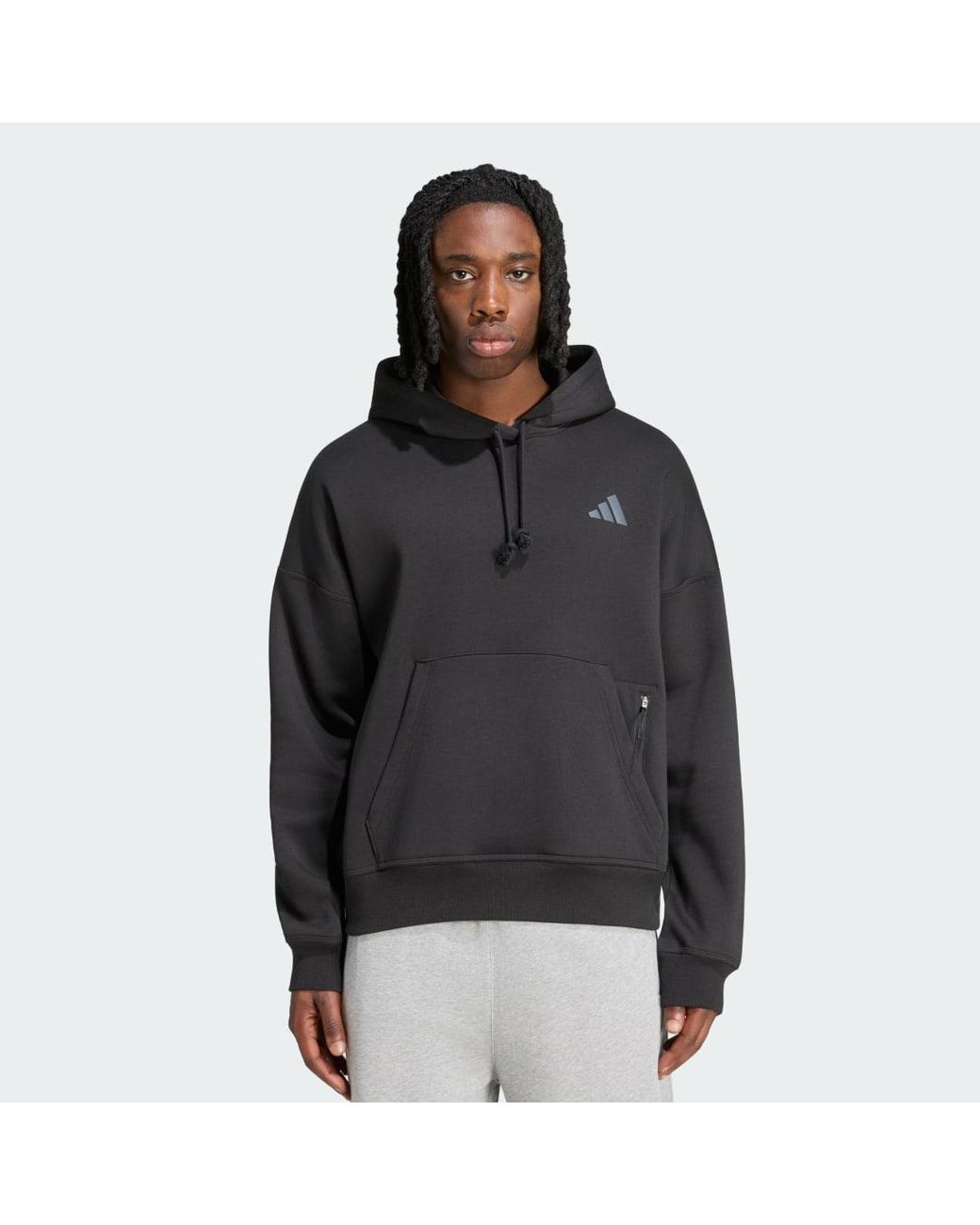 Adidas Black Adi365 Running Community Culture Hoodie