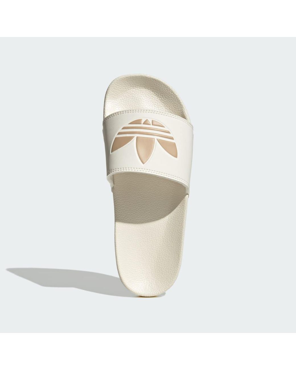 Adidas White Adilette Lite Slides