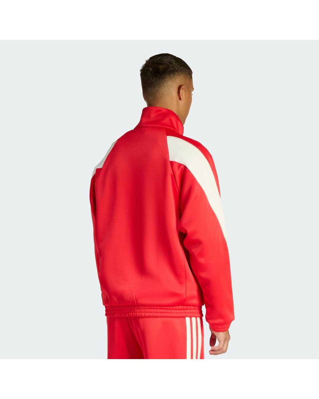 Adidas Red Stadium Tracktop for men