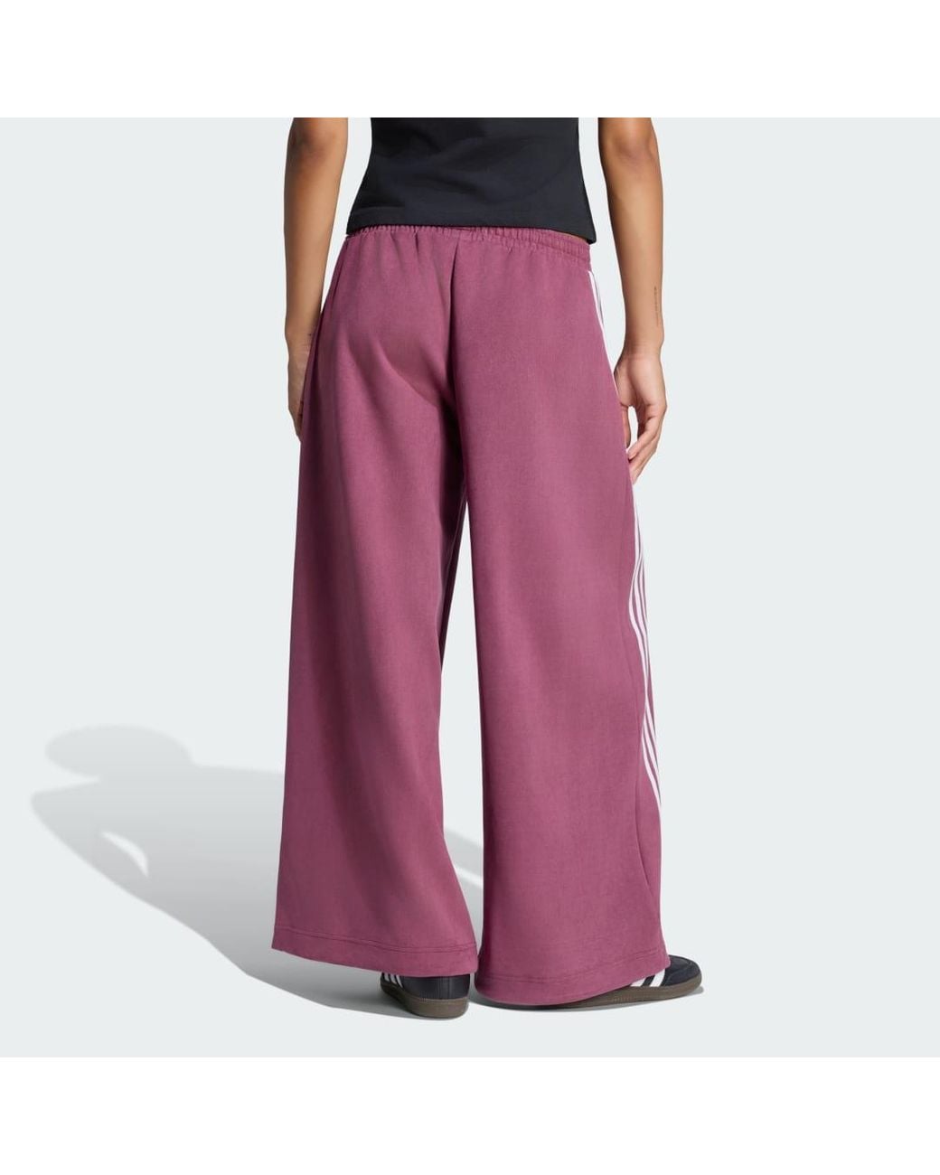 Adidas Purple Adilenium Season 6 Faux Suede Track Pant