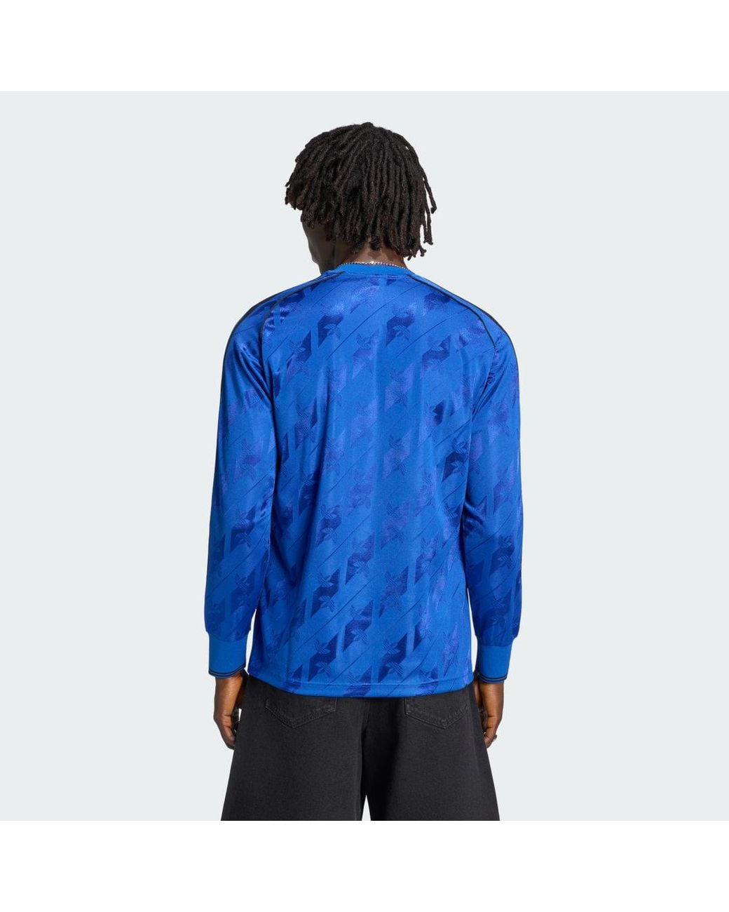 Adidas Blue Hamburger Sv Originals Longsleeve Jersey for men