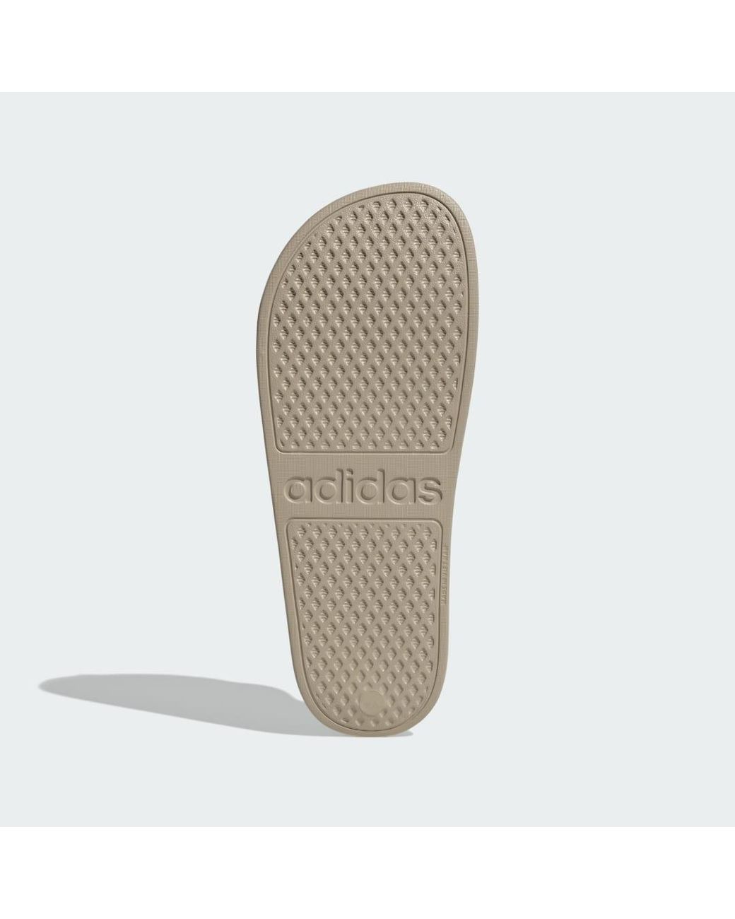 Adidas White Adilette Aqua Slides