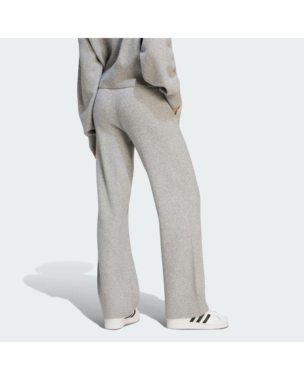 Adidas Gray Essentials Knit Pant