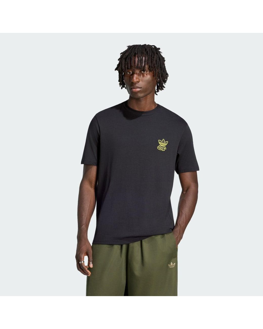 Adidas Black St Gfx T-Shirt for men