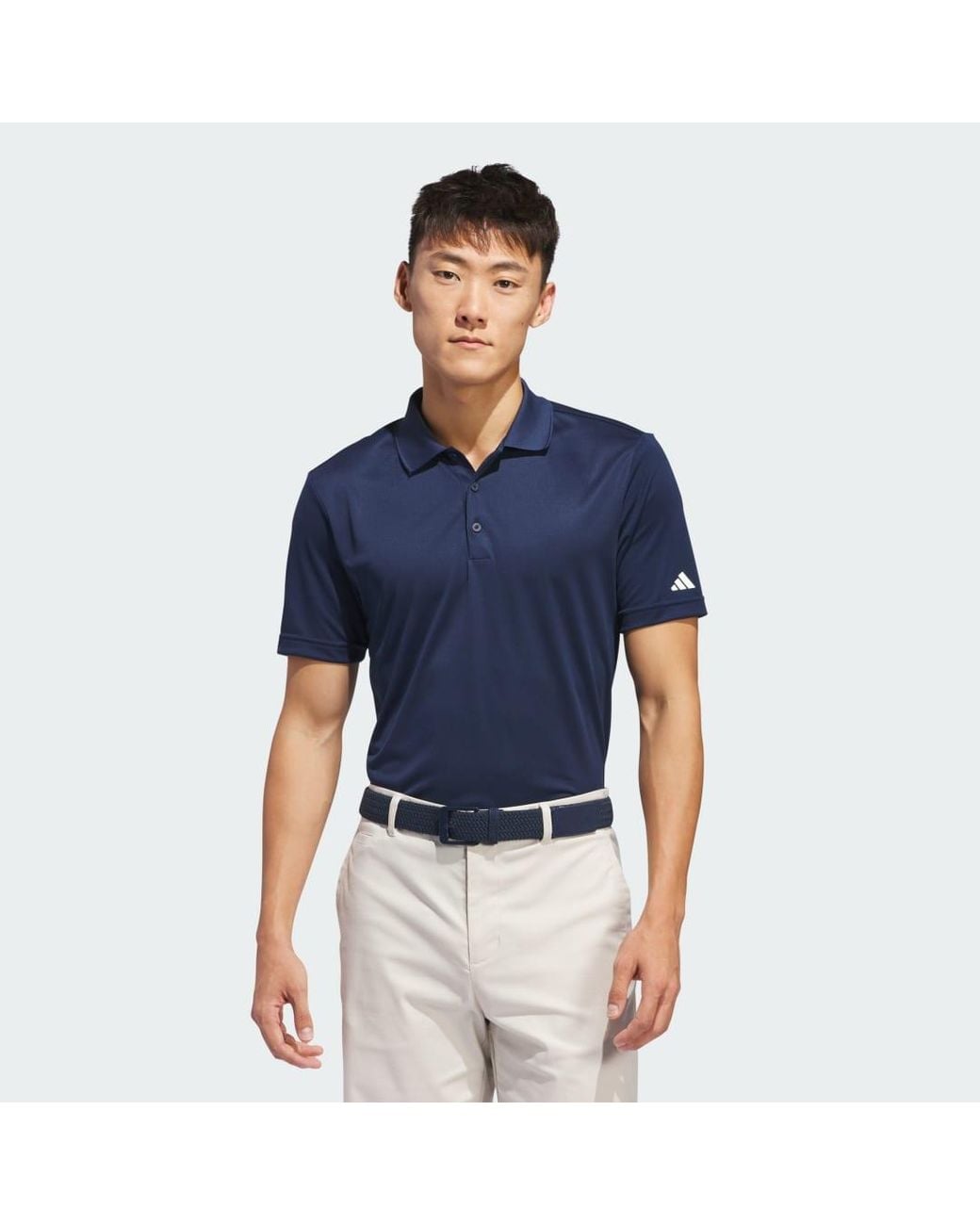 Adidas Blue Core Performance Primegreen Polo Shirt for men