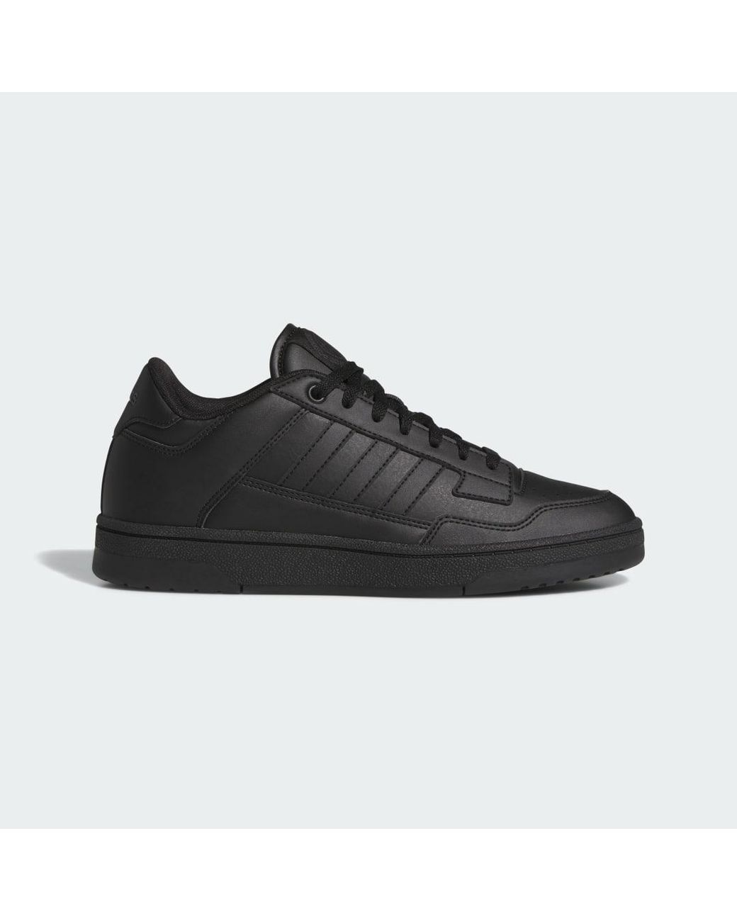 Adidas Black Rapid Court Low Shoes