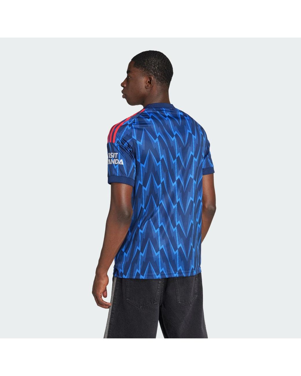Adidas Blue Arsenal 25/26 Away Jersey for men