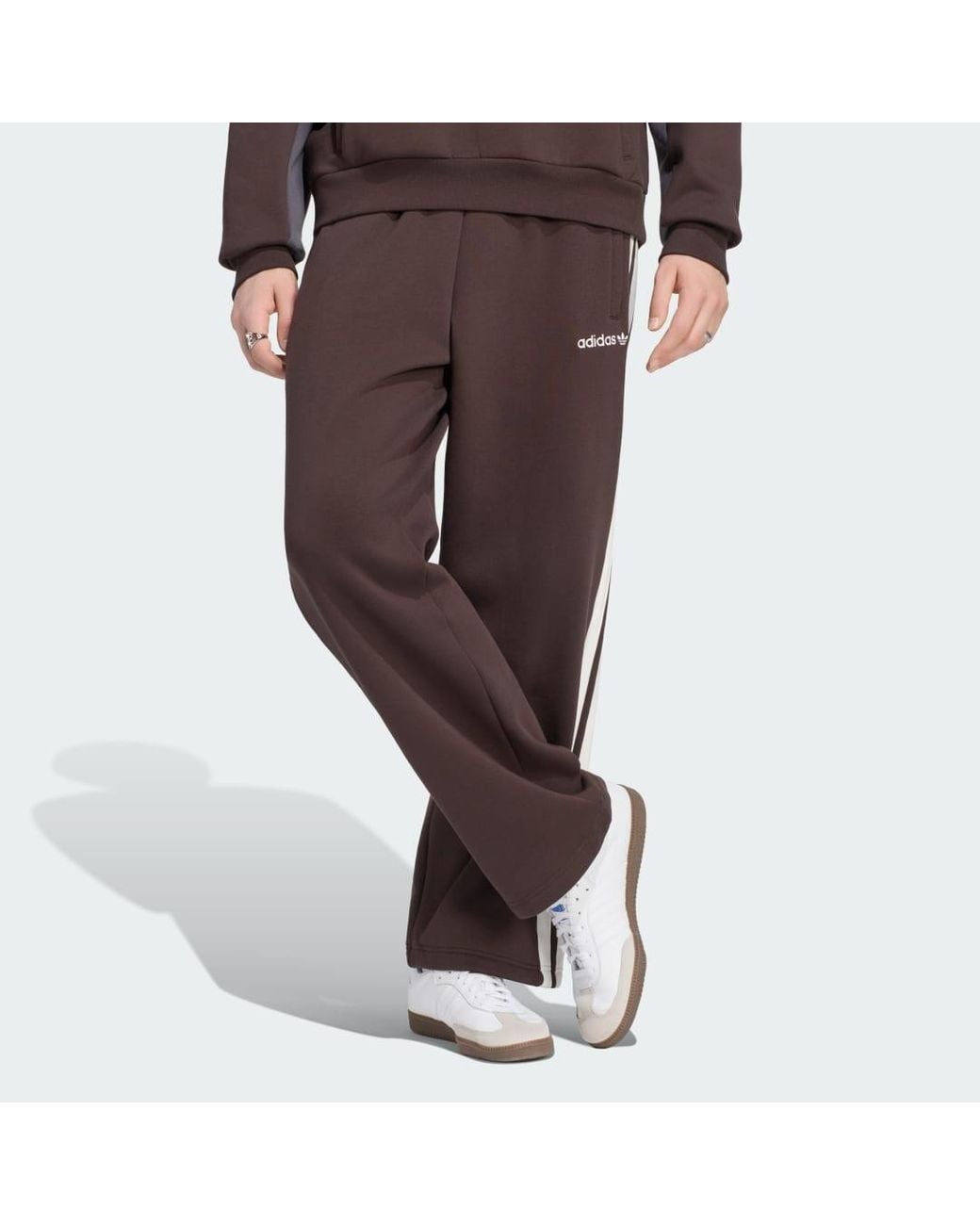 Adidas Brown Cutline Sweatjoggers for men